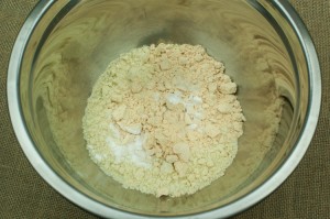 Cornbread Dressing Dry Ingredients Bowl