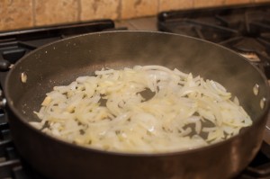 GreenBeanCasseroleOnionsSauteeing