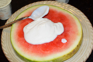 WatermelonPizzaAddedYogurt