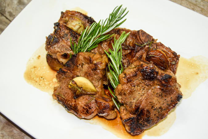 Garlic Rosemary Lamb Chops