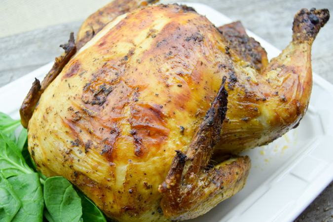 Brined and Roasted Chicken